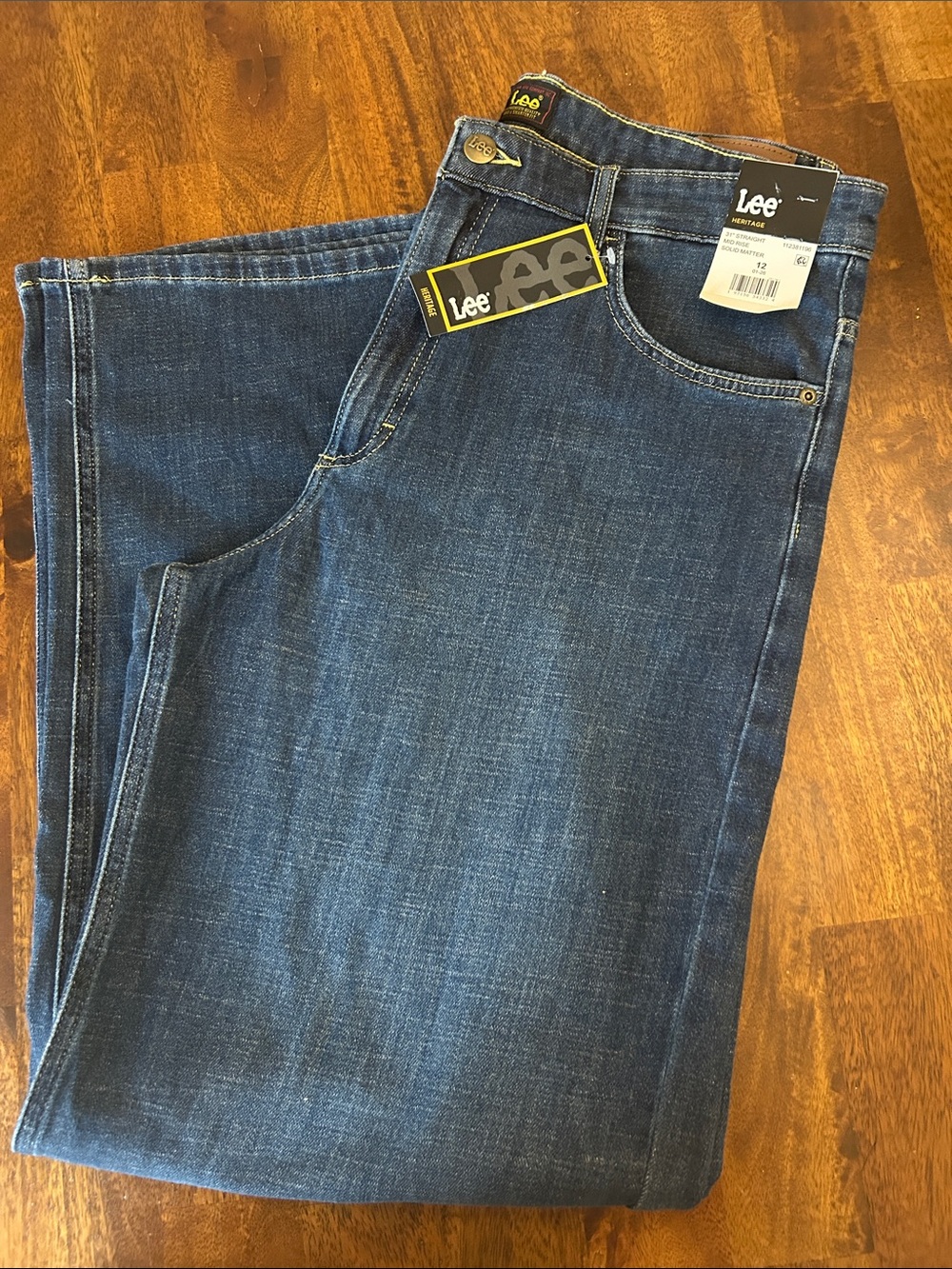 Lee Relaxed Fit Jeans in Dark Blue Wash